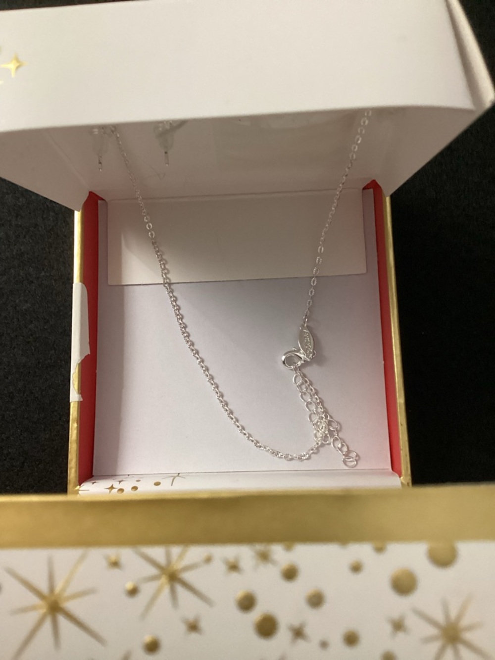 Disney Minnie Mouse 14k Gold Flash Plated Silver Necklace and Earrings Set - Picture 6 of 7